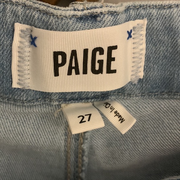 PAIGE light Jean color Joggers with vintage embroidery button down shirt - Picture 9 of 16